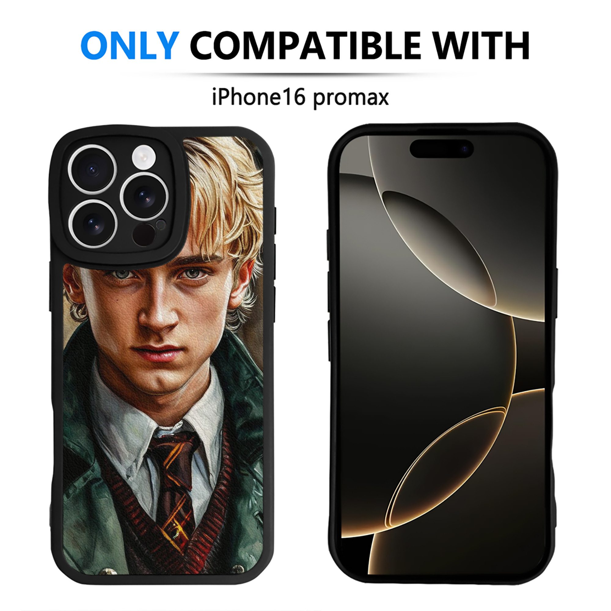 （画像用） Harry Potter ハリー・ポッターシリーズ 【iPhone 16シリーズ対応】シリコンスマホケース（レザー調） 材質：シリコン